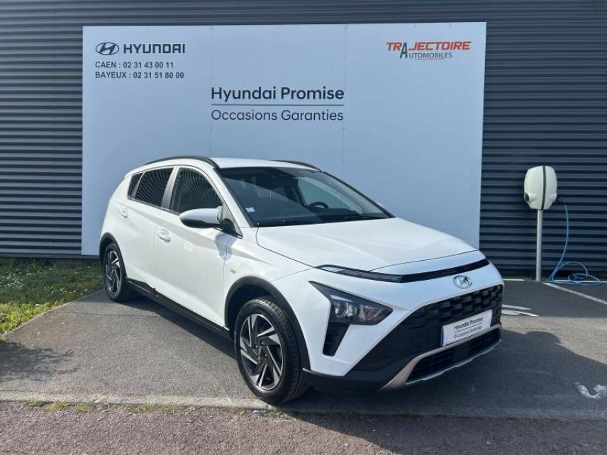 14112 : Hyundai Caen - Trajectoire Automobiles - HYUNDAI Bayon - Bayon - Blanc - Traction - Essence/Micro-Hybride