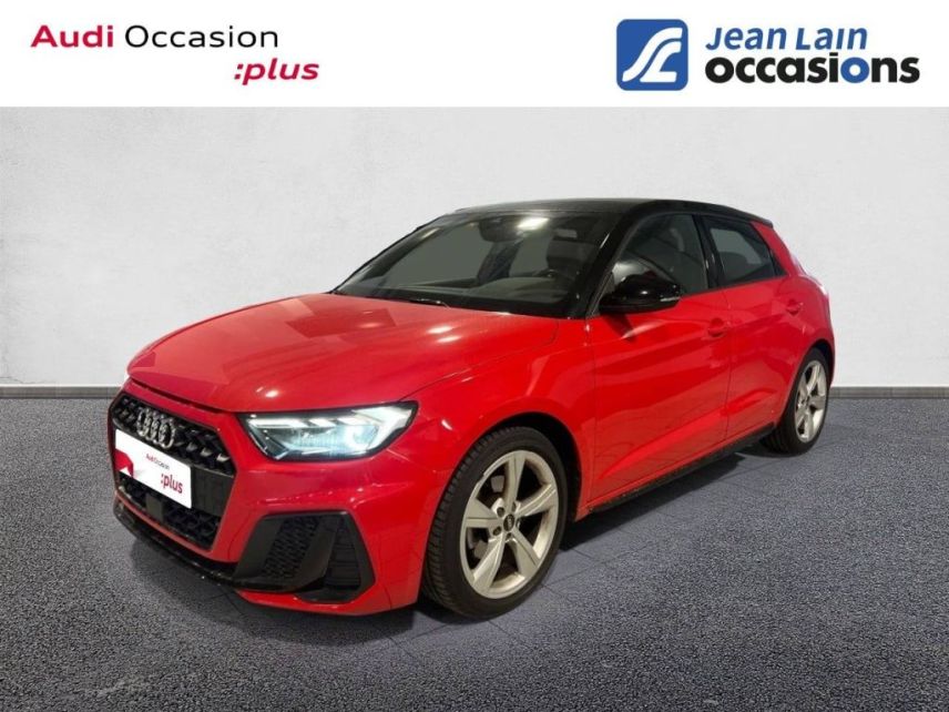 75010 : Hyundai Paris Nord - Goncourt Automobiles - AUDI A1 SPORTBACK S Line - A1 II - ROUGE MISANO NACRE / NOIR MYTHIC METALLISE - Automate sequentiel - Essence sans plomb