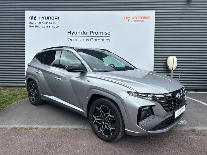 14112 : Hyundai Caen - Trajectoire Automobiles - HYUNDAI Tucson - Tucson - Shimmering Silver Métal - Traction - Hybride : Essence/Electrique