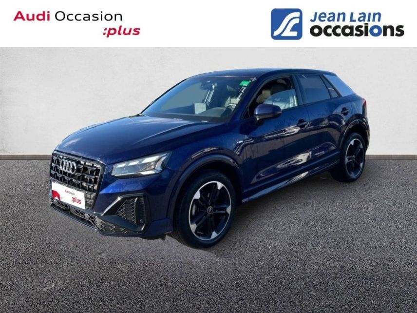 75010 : Hyundai Paris Nord - Goncourt Automobiles - AUDI Q2 S line - Q2 - BLEU NAVARRE METALLISE - Automate sequentiel - Essence sans plomb