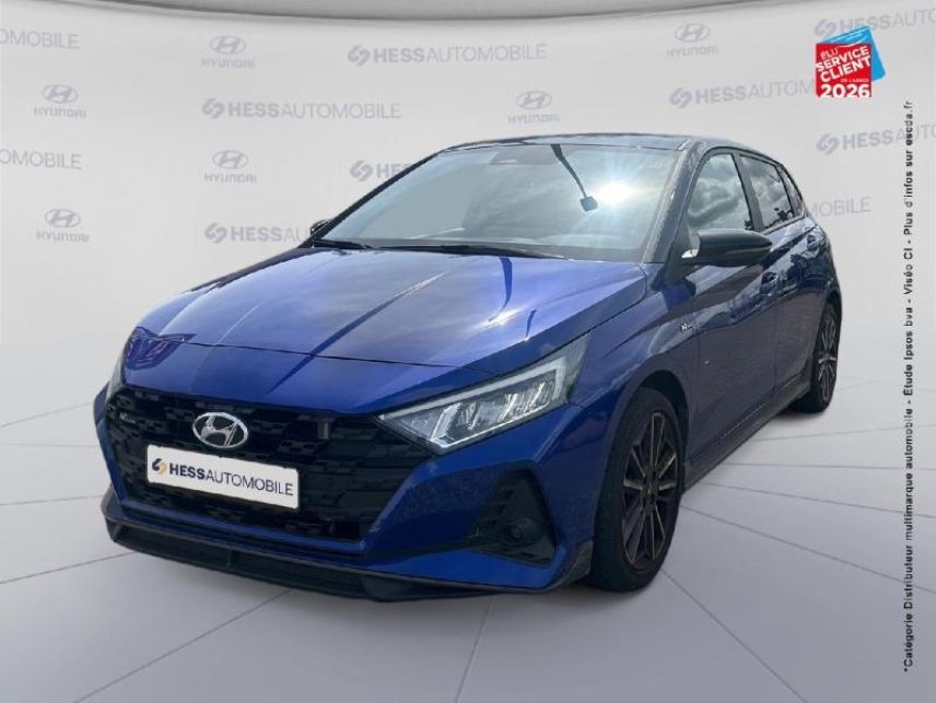 67800 : Hyundai Strasbourg - HESS Automobile - HYUNDAI i20 - i20 - Intense Blue Métal/Toit/rétro Black - Traction - Essence/Micro-Hybride