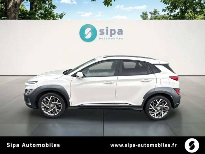 75010 : Hyundai Paris Nord - Goncourt Automobiles - HYUNDAI KONA HYBRID Executive - KONA - BLANC - Automate sequentiel - Essence / Courant électrique