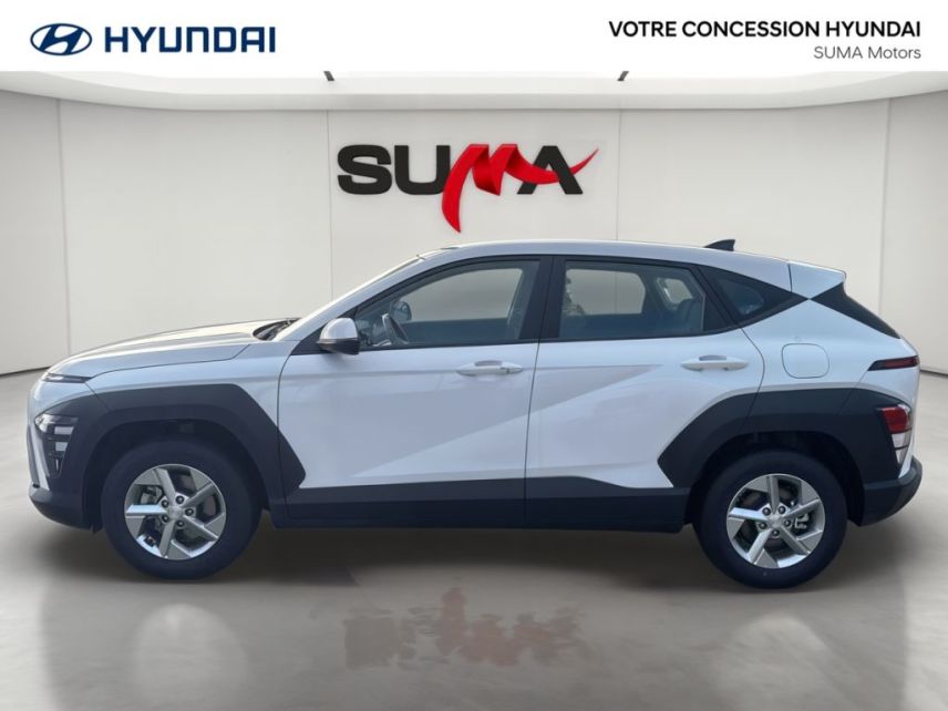 75010 : Hyundai Paris Nord - Goncourt Automobiles - HYUNDAI KONA Intuitive - KONA II - Blanc - Automate sequentiel - Essence / Courant électrique
