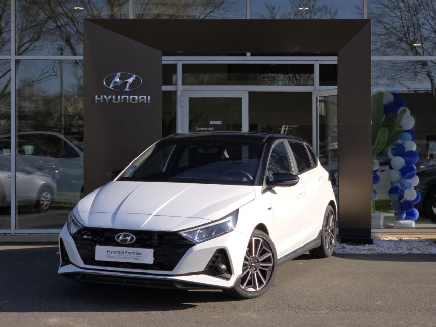 75010 : Hyundai Paris Nord - Goncourt Automobiles - HYUNDAI i20 N Line Creative - i20 III - Blanc - Automate sequentiel - Essence sans plomb