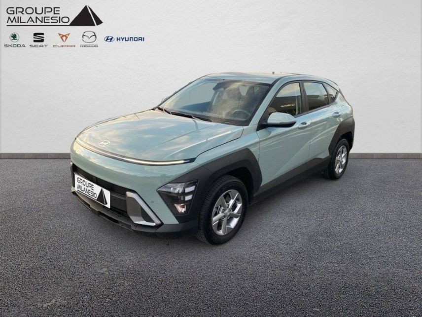 75010 : Hyundai Paris Nord - Goncourt Automobiles - HYUNDAI KONA Intuitive - KONA (02/2023) - MIRAGE GREEN - Automate sequentiel - Essence / Courant électrique