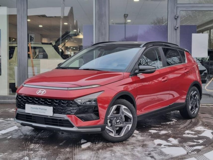 57100 : Hyundai Thionville - Théobald Automobiles - HYUNDAI Bayon - Bayon - Dragon Red Métal/Toit+rétros Black - Traction - Essence