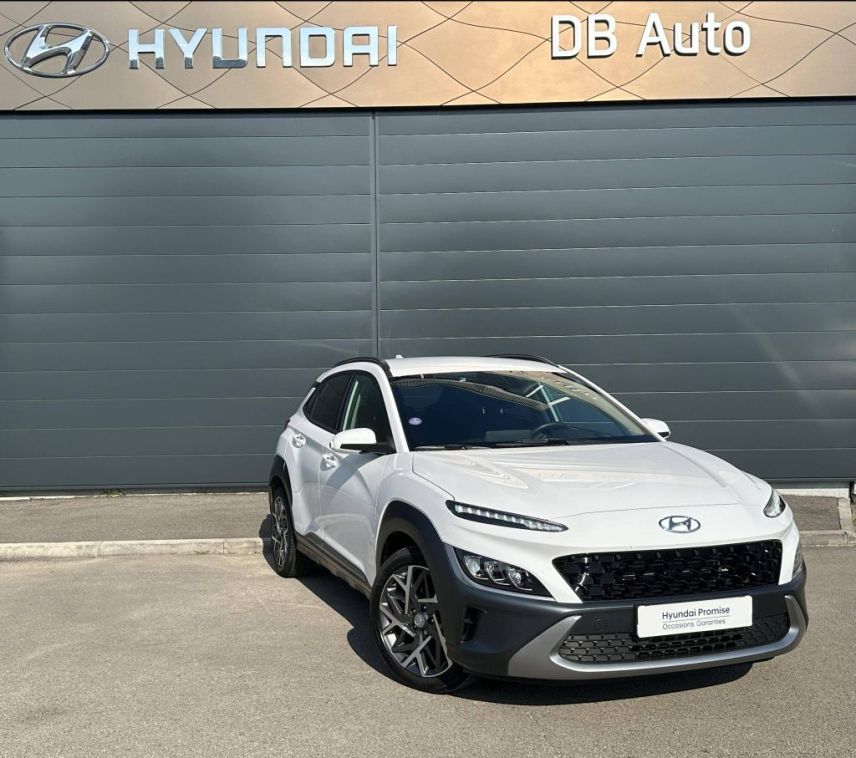 21300 : Hyundai Dijon - Privilège Automobiles - HYUNDAI KONA HYBRID Creative - KONA - Blanc - Automate sequentiel - Essence / Courant électrique
