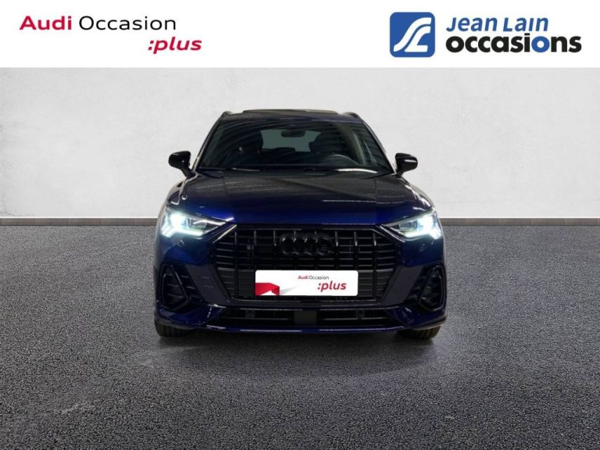 75010 : Hyundai Paris Nord - Goncourt Automobiles - AUDI Q3 S line plus - Q3 II - BLEU NAVARRE METALLISE - Automate sequentiel - Essence sans plomb