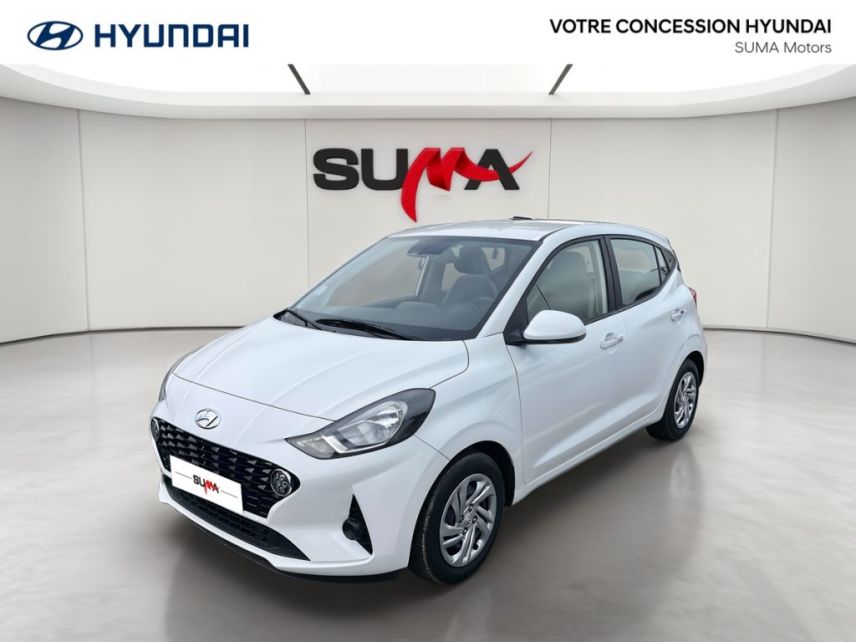 75010 : Hyundai Paris Nord - Goncourt Automobiles - HYUNDAI i10 Intuitive - i10 III - Blanc - Boîte manuelle - Essence sans plomb