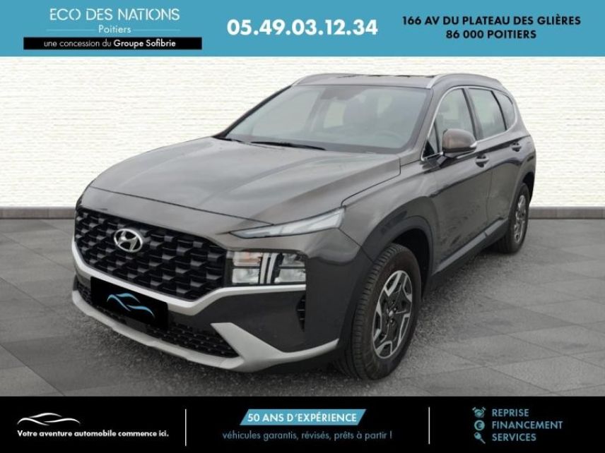 86000 : Hyundai Poitiers - Eco des Nations - HYUNDAI Santa Fe - Santa Fe - Marron - Traction - Hybride : Essence/Electrique