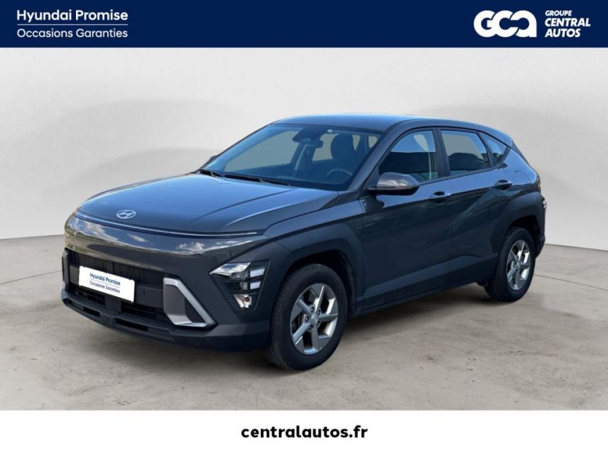 75010 : Hyundai Paris Nord - Goncourt Automobiles - HYUNDAI KONA Intuitive - KONA II - Gris - Automate sequentiel - Essence / Courant électrique