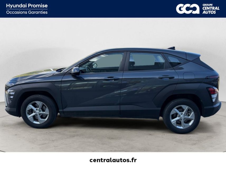 75010 : Hyundai Paris Nord - Goncourt Automobiles - HYUNDAI KONA Intuitive - KONA II - Gris - Automate sequentiel - Essence / Courant électrique