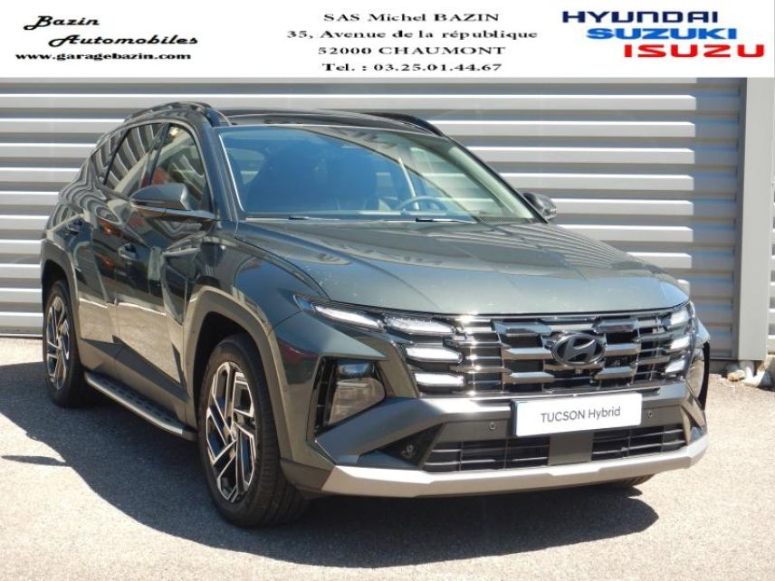52000 : Hyundai Chaumont - Garage Michel Bazin - HYUNDAI Tucson - Tucson - Cypress Green Métal - Traction - Hybride : Essence/Electrique