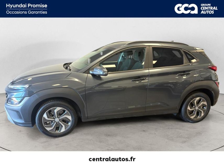 75010 : Hyundai Paris Nord - Goncourt Automobiles - HYUNDAI KONA HYBRID Intuitive -  - Gris - Automate sequentiel - Essence / Courant électrique