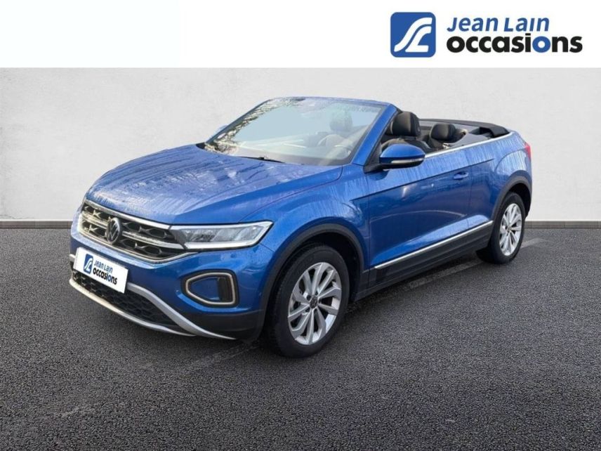 75010 : Hyundai Paris Nord - Goncourt Automobiles - VOLKSWAGEN T-ROC CABRIOLET Style - T-ROC - BLEU RAVENNE METALLISE - Automate sequentiel - Essence sans plomb