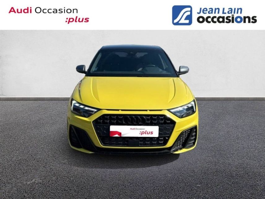 75010 : Hyundai Paris Nord - Goncourt Automobiles - AUDI A1 SPORTBACK S Line - A1 II - JAUNE PYTHON / CONTRASTE NOIR - Automate sequentiel - Essence sans plomb
