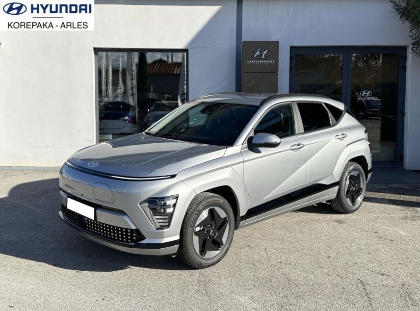 75010 : Hyundai Paris Nord - Goncourt Automobiles - HYUNDAI KONA ELECTRIC Premium - KONA ELECTRIQUE II - Gris - Automate à fonct. Continu - Courant électrique