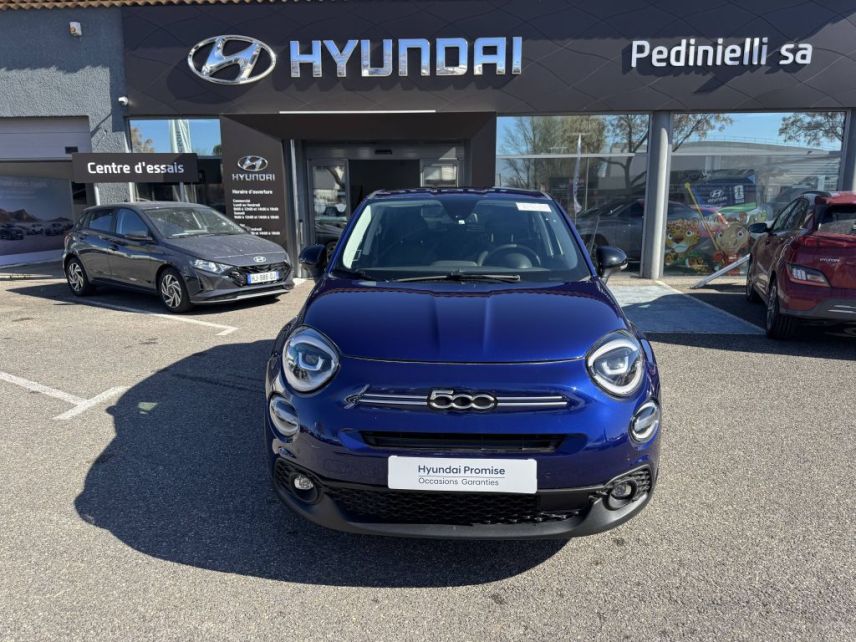 75010 : Hyundai Paris Nord - Goncourt Automobiles - FIAT 500X MY23  - 500X - Bleu - Boîte automatique - Essence sans plomb
