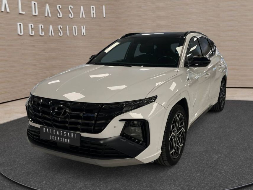 75010 : Hyundai Paris Nord - Goncourt Automobiles - HYUNDAI TUCSON N Line Executive - TUCSON IV - Blanc - Automate sequentiel - Diesel