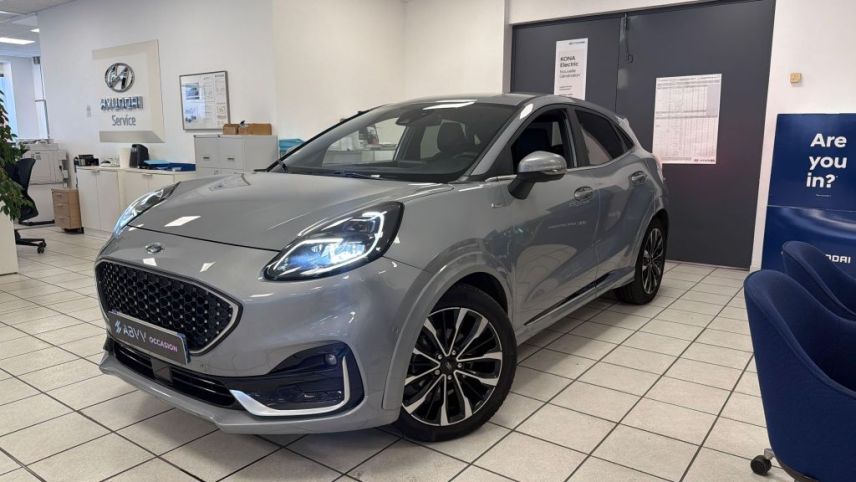 75010 : Hyundai Paris Nord - Goncourt Automobiles - FORD PUMA ST-Line Vignale - PUMA II - Gris - Boîte automatique - Essence sans plomb