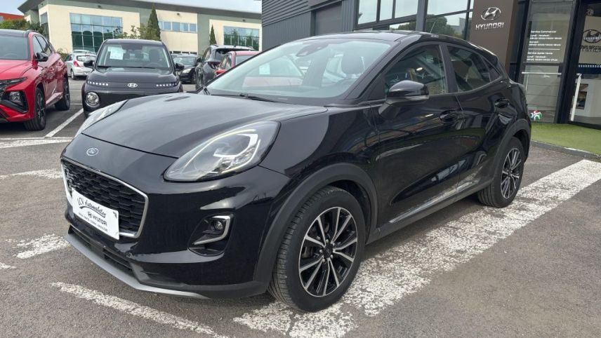 75010 : Hyundai Paris Nord - Goncourt Automobiles - FORD PUMA Titanium - PUMA II - NOIR - Boîte manuelle - Essence sans plomb