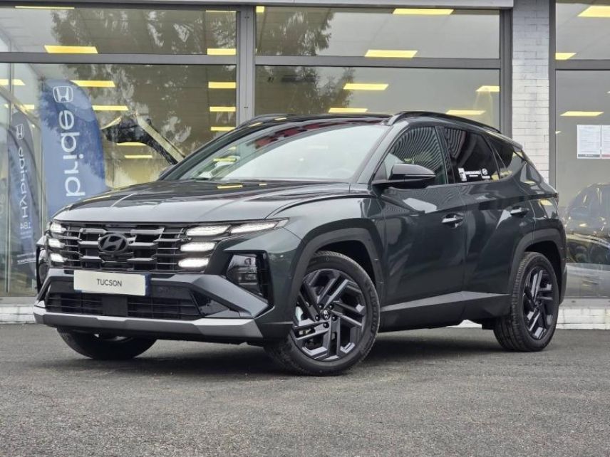 57200 : Hyundai Sarreguemines - Theobald Automobiles - HYUNDAI Tucson - Tucson - Cypress Green Métal - Traction - Hybride : Essence/Electrique