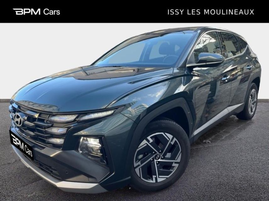 92130 : Hyundai ISSY-LES-MOULINEAUX - BPM Cars - HYUNDAI Tucson - Tucson - Cypress Green Métal - Traction - Hybride : Essence/Electrique