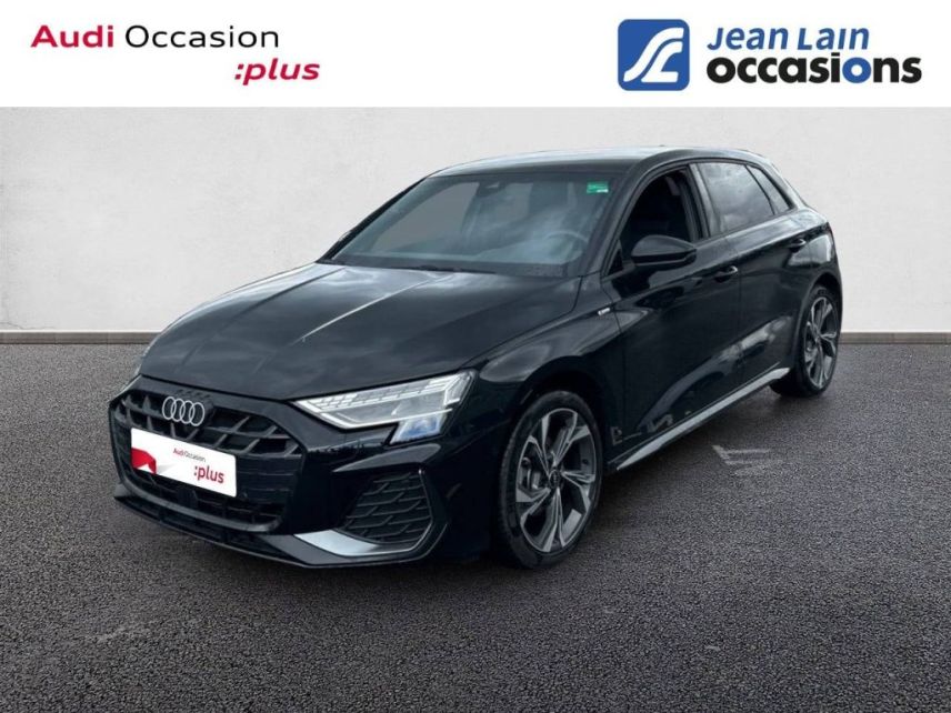 75010 : Hyundai Paris Nord - Goncourt Automobiles - AUDI A3 SPORTBACK S line - A3/S3/RS3 IV - NOIR MYTHIC METALLISE - Automate sequentiel - Essence sans plomb