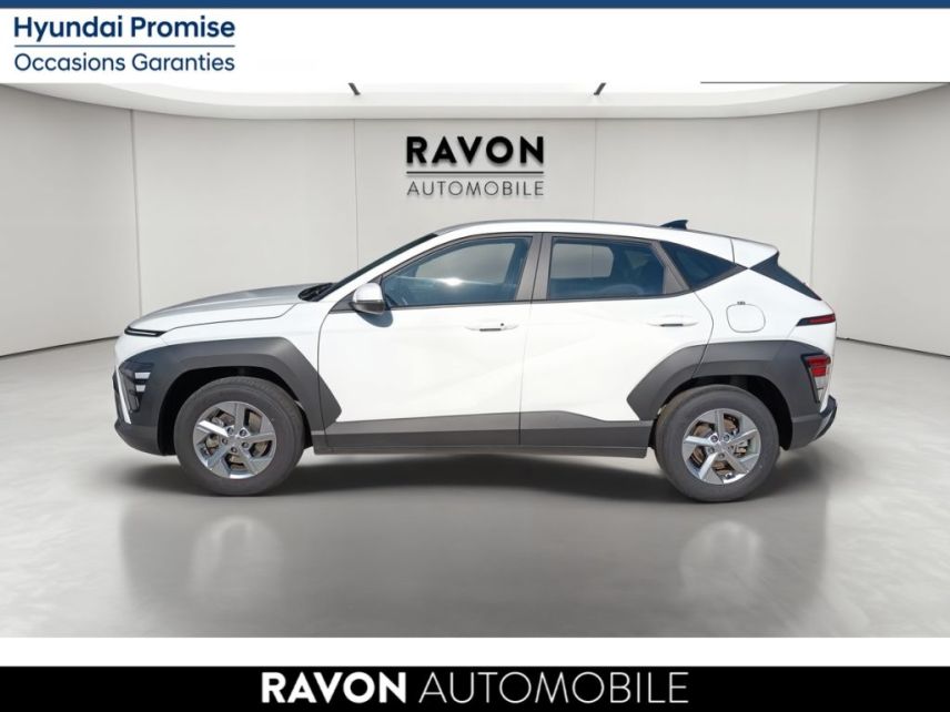 75010 : Hyundai Paris Nord - Goncourt Automobiles - HYUNDAI KONA Intuitive - KONA II - Blanc - Automate sequentiel - Essence / Courant électrique