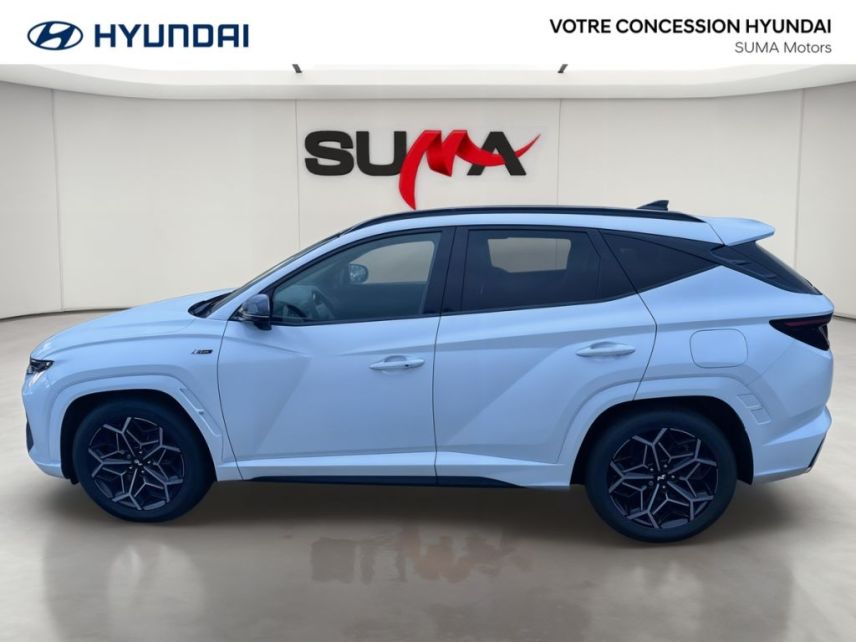 75010 : Hyundai Paris Nord - Goncourt Automobiles - HYUNDAI TUCSON N Line Executive - TUCSON IV - Blanc - Automate sequentiel - Diesel