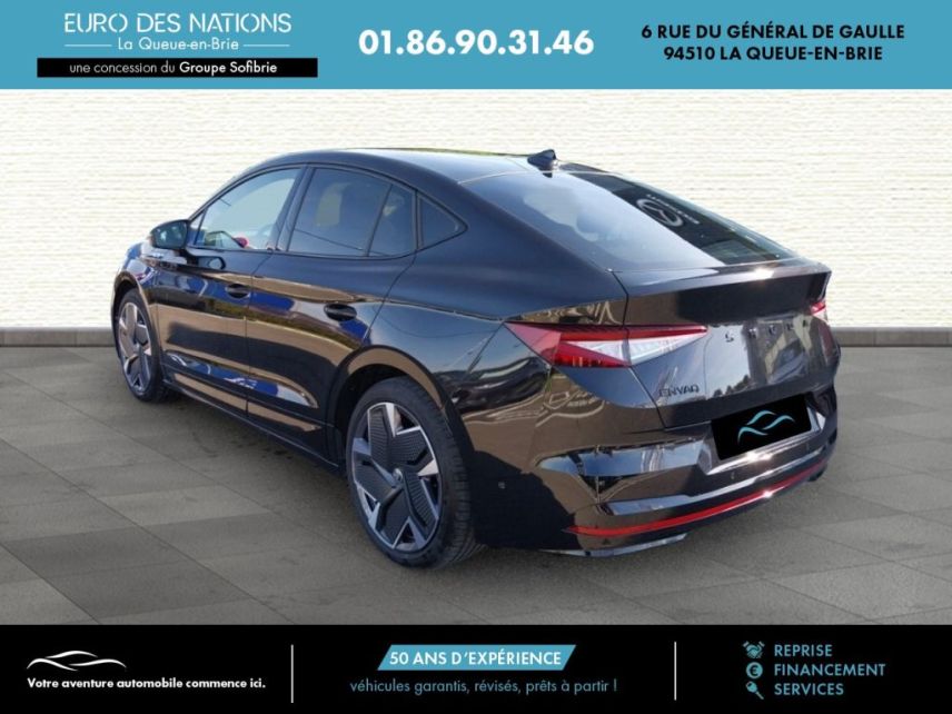 75010 : Hyundai Paris Nord - Goncourt Automobiles - SKODA ENYAQ COUPE  - ENYAQ COUPE (07/2022) - NOIR MAGIC NACRE - Automate à fonct. Continu - Courant électrique