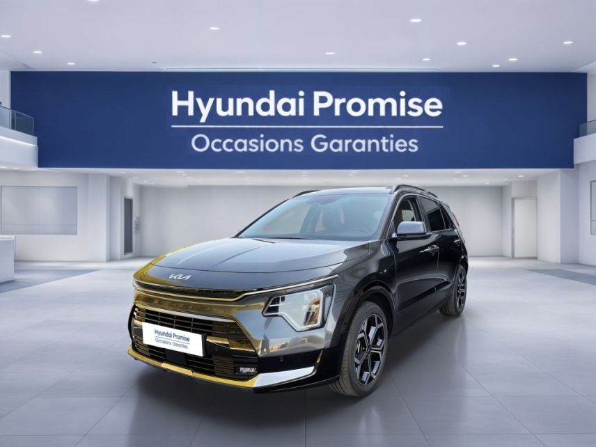 75010 : Hyundai Paris Nord - Goncourt Automobiles - KIA NIRO Premium - NIRO II - Gris - Automate sequentiel - Essence / Courant électrique