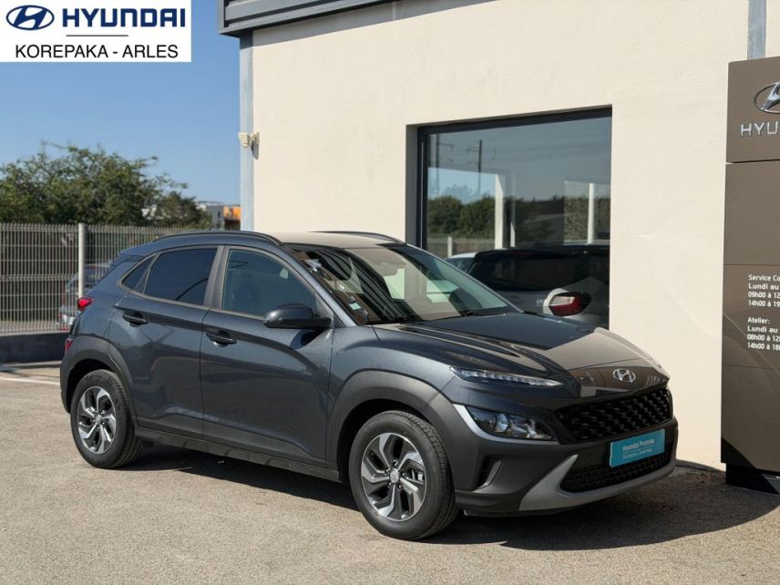 13200 : HYUNDAI Arles - Lexa Automobile - HYUNDAI KONA HYBRID Intuitive - KONA - Gris - Automate sequentiel - Essence / Courant électrique