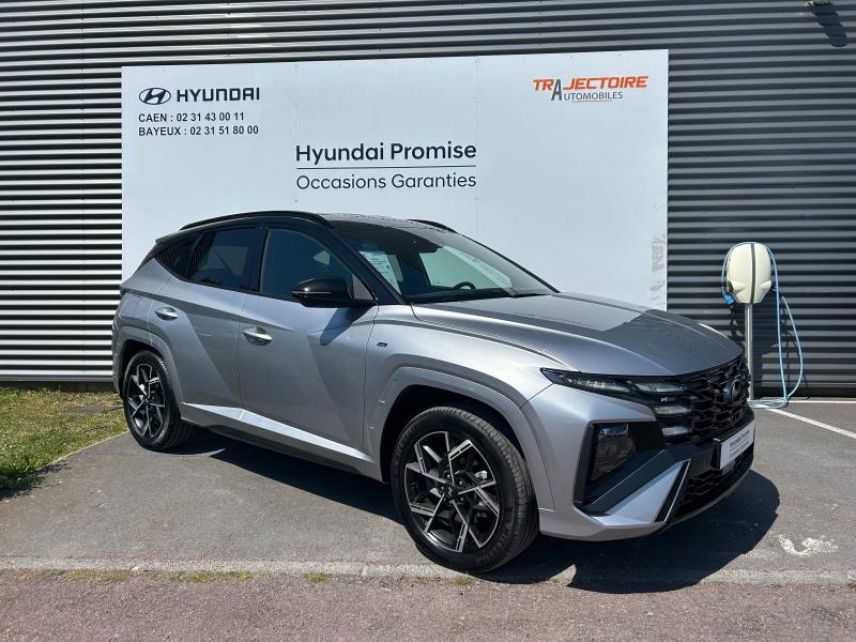 14112 : Hyundai Caen - Trajectoire Automobiles - HYUNDAI Tucson - Tucson - Shimmering Silver/Toit/rétros Black - Traction - Hybride rechargeable : Essence/Electrique