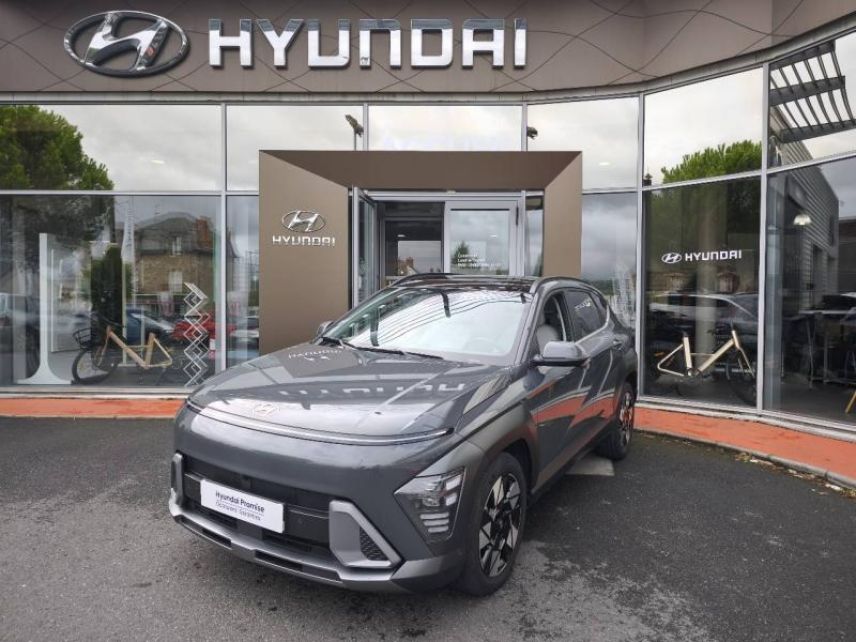 19100 : Hyundai Brive-la-Gaillarde - Garage Pouget - HYUNDAI Kona - Kona - Ecotronic Gray perlé métallisé - Traction - Hybride : Essence/Electrique