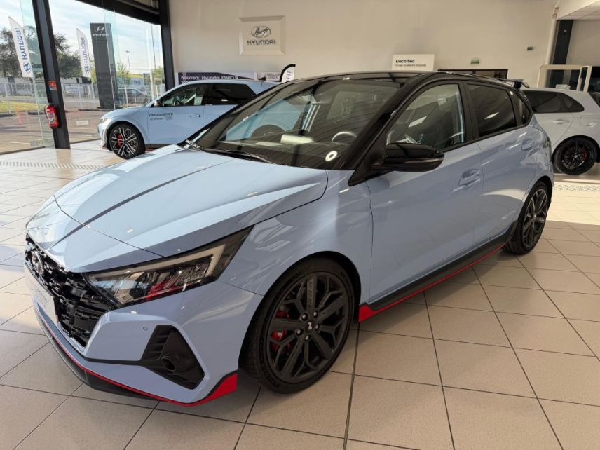 75010 : Hyundai Paris Nord - Goncourt Automobiles - HYUNDAI i20 N  - i20 III - Bleu - Boîte manuelle - Essence sans plomb