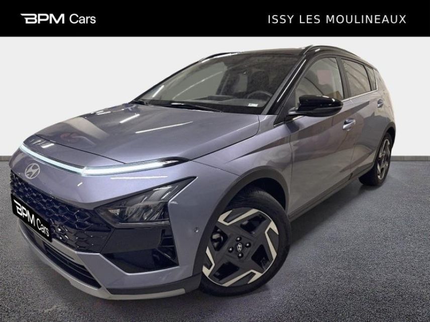 92130 : Hyundai ISSY-LES-MOULINEAUX - BPM Cars - HYUNDAI Bayon - Bayon - Meta Blue Métal/Toit+rétros Black - Traction - Essence