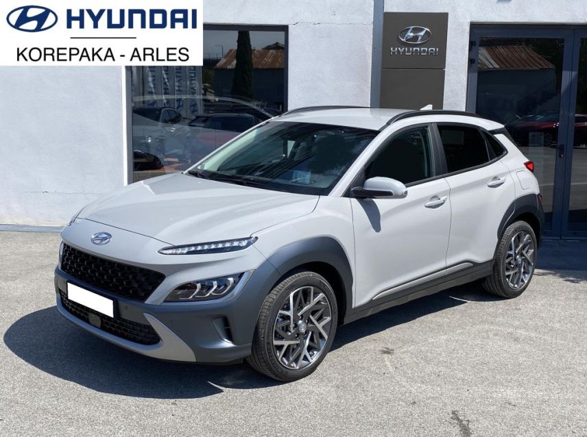 75010 : Hyundai Paris Nord - Goncourt Automobiles - HYUNDAI KONA HYBRID Executive - KONA - Gris - Automate sequentiel - Essence / Courant électrique