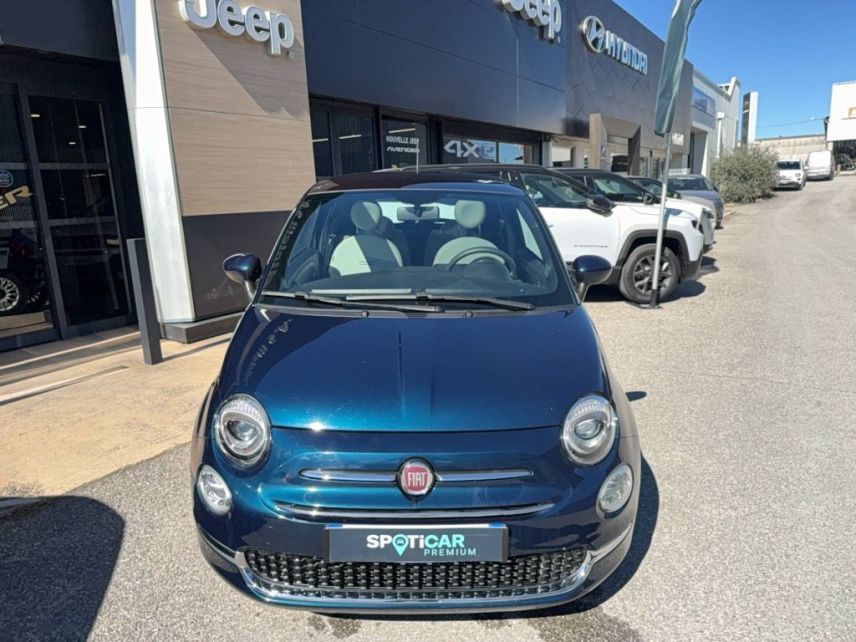 75010 : Hyundai Paris Nord - Goncourt Automobiles - FIAT 500 MY22 Dolcevita - 500 II - BLEU EPIC - Boîte manuelle - Essence sans plomb