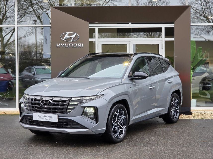 75010 : Hyundai Paris Nord - Goncourt Automobiles - HYUNDAI TUCSON N Line Executive - TUCSON IV - Gris - Boîte automatique - Essence / Courant électrique