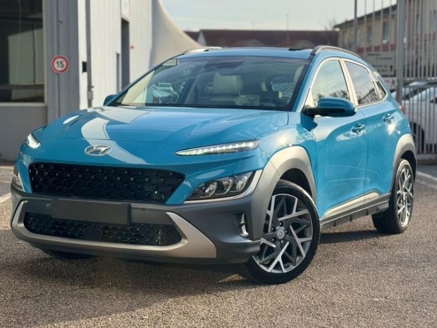 54520 : Hyundai Nancy - Théobald Automobiles - HYUNDAI Kona - Kona - Bleu - Traction - Hybride : Essence/Electrique
