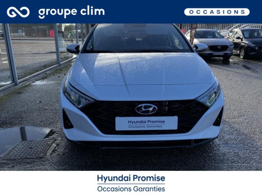 87280 : Hyundai Limoges - Motors Cars - HYUNDAI i20 - i20 - Polar White Métal/Toit/rétros Black - Traction - Essence/Micro-Hybride