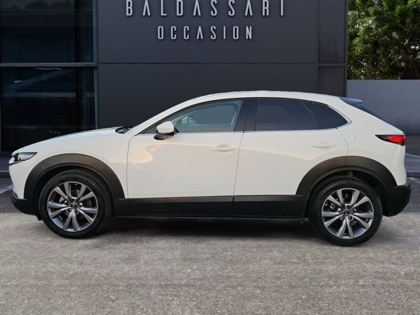 75010 : Hyundai Paris Nord - Goncourt Automobiles - MAZDA CX-30 2022 Exclusive Bose - CX-30 - Blanc - Boîte automatique - Essence sans plomb