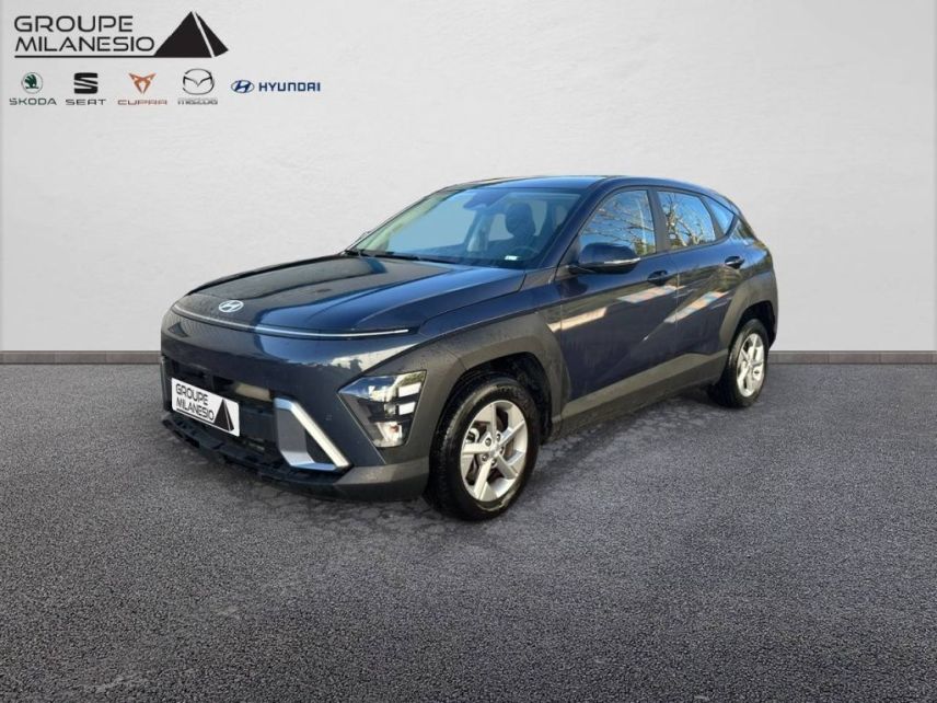 75010 : Hyundai Paris Nord - Goncourt Automobiles - HYUNDAI KONA Intuitive - KONA (02/2023) - DENIM BLUE - Boîte manuelle - Essence sans plomb