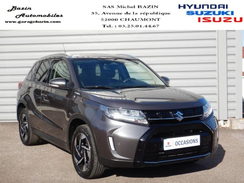 52000 : Hyundai Chaumont - Garage Michel Bazin - SUZUKI Vitara - Vitara - Galactic Gray métallisé - Transmission intégrale - Essence/Micro-Hybride