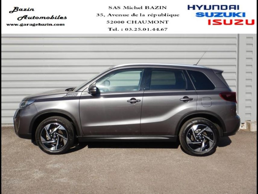52000 : Hyundai Chaumont - Garage Michel Bazin - SUZUKI Vitara - Vitara - Galactic Gray métallisé - Transmission intégrale - Essence/Micro-Hybride