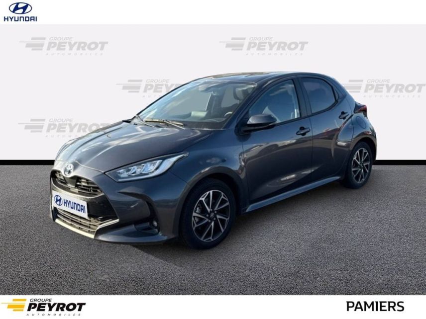 75010 : Hyundai Paris Nord - Goncourt Automobiles - TOYOTA YARIS HYBRIDE MY22 Design - YARIS IV - GRIS FONCE - Automate à fonct. Continu - Essence / Courant électrique