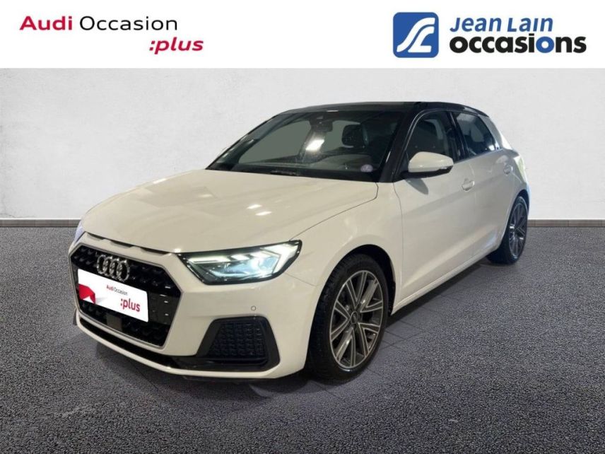 75010 : Hyundai Paris Nord - Goncourt Automobiles - AUDI A1 SPORTBACK Design Luxe - A1 II - BLANC GLACIER / CONTRASTE GRIS MANHATTAN - Automate sequentiel - Essence sans plomb