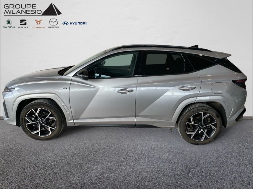 75010 : Hyundai Paris Nord - Goncourt Automobiles - HYUNDAI TUCSON N Line Creative - TUCSON IV - Gris - Boîte automatique - Essence / Courant électrique