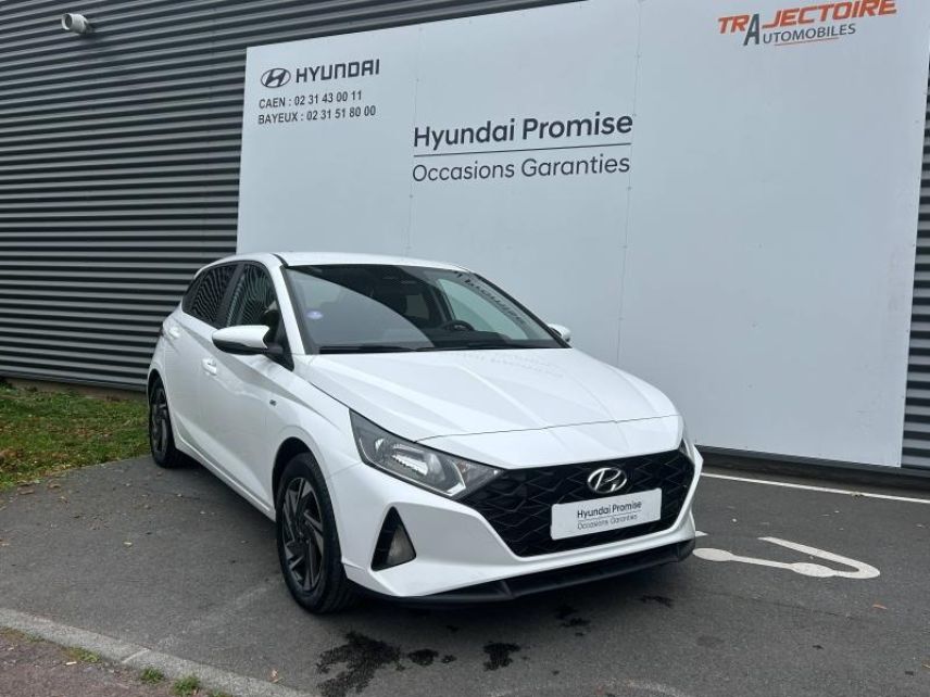 14112 : Hyundai Caen - Trajectoire Automobiles - HYUNDAI i20 - i20 - Atlas White - Traction - Essence/Micro-Hybride